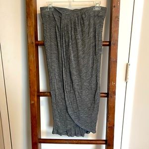Anthropologie heather grey wrap skirt - Size Medium